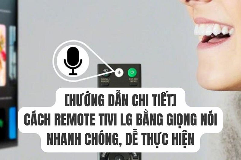 Cách kết nối điều khiển giọng nói tivi LG