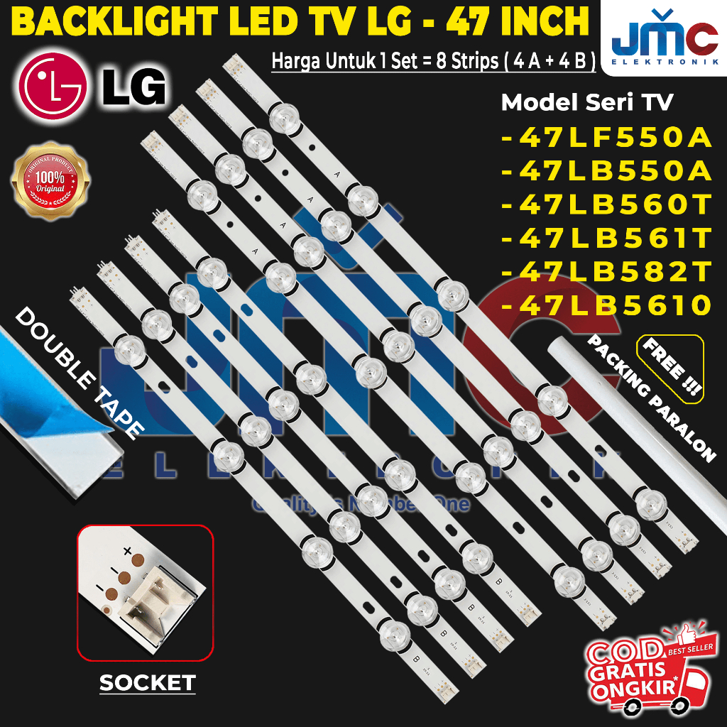 Bán Bộ LED Tivi LG 47LB561T - 47LB650T, 47LB5510 Chính Hãng Tại Hà Nội